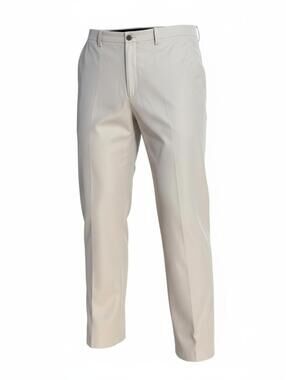 Callaway Men's Light Gray Golf Pants Size 40x32 Khaki Light Tan Casual Polyester